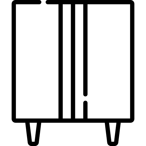 Wardrobe home decor storage closet icon