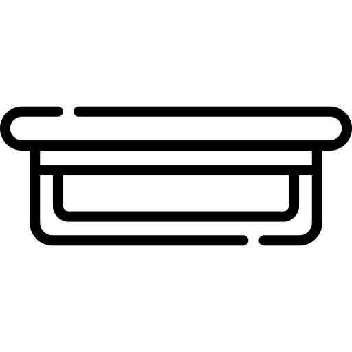 Bench park bench seat icon