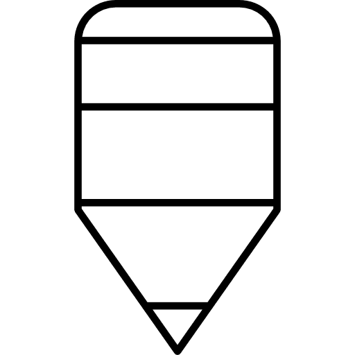 Tiny pencil school material pencil writing icon