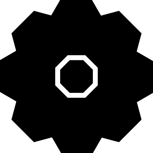 Flower shape nature shapes flowers icon