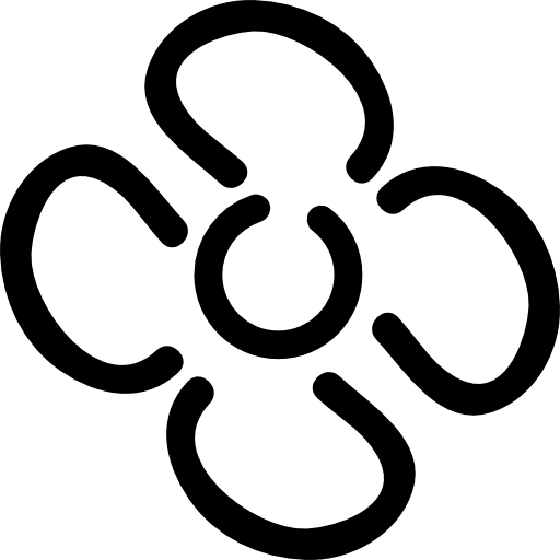 Flower variant outline floral flower nature icon