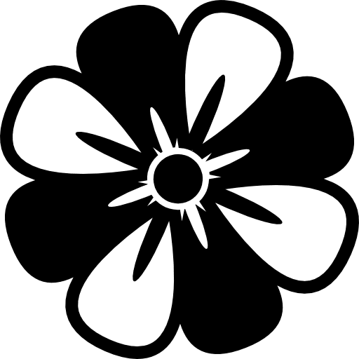 Flower variant with alternate color petals nature flowers flower icon