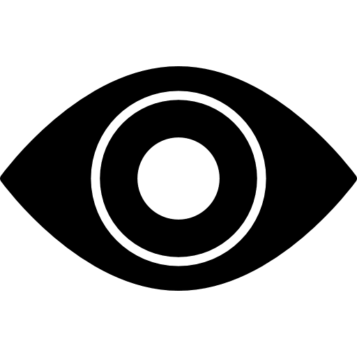 Surveillance eye symbol watching security surveillance icon