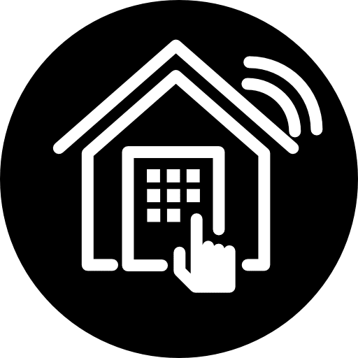 Home surveillance password password symbol buttons icon