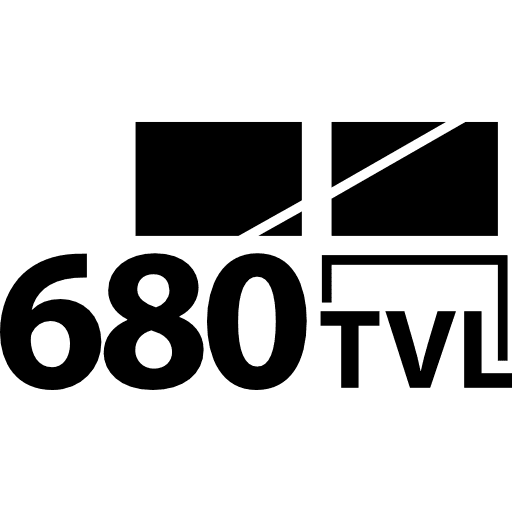 Outdoor surveillance 680 tvl system video surveillance tool icon