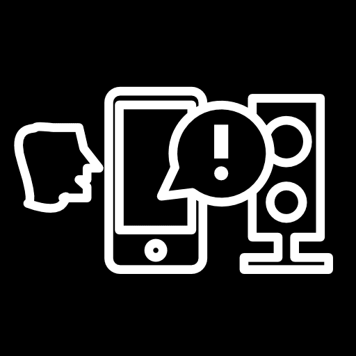 Surveillance system connected with audio speakers and cellphone tools and utensils system connected icon