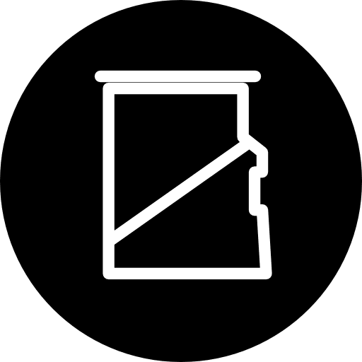 Surveillance tool in a circle circle data storage icon