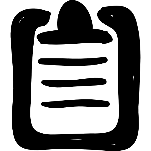 Kids clipboard document clipboard interface icon