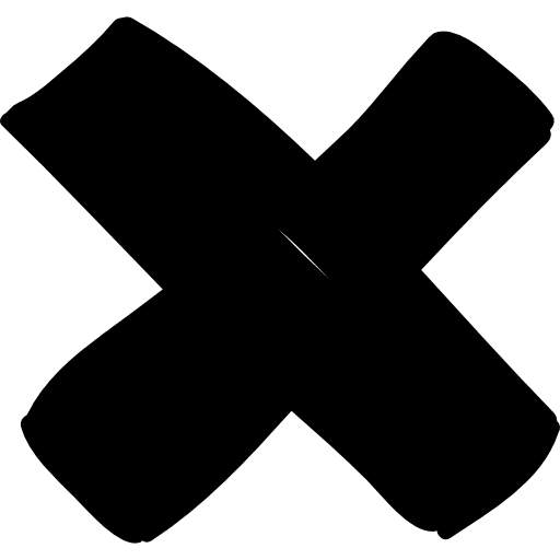 Delete cross remove delete interface icon