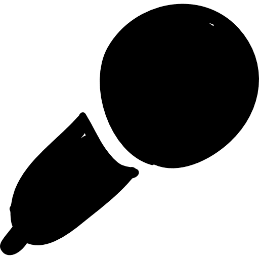Plain microphone sing music mic icon