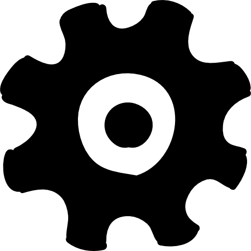 Settings cogwheel interface preferences configuration icon