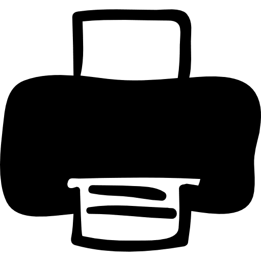 Printer tool interface fax printer icon