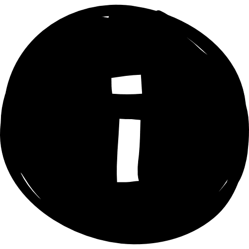 Round information button interface information info icon