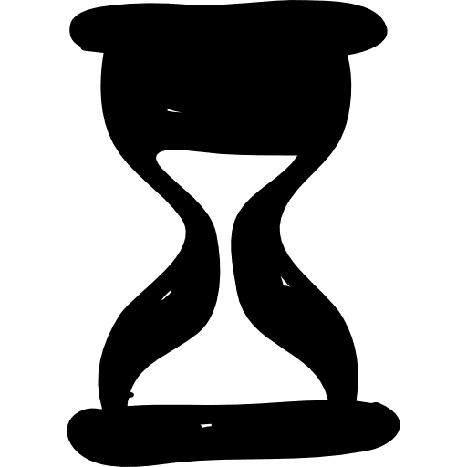 Hourglass sand hourglass interface icon