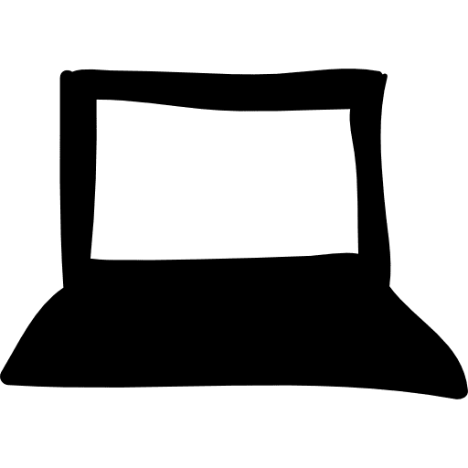 Laptop laptop computer tools and utensils icon