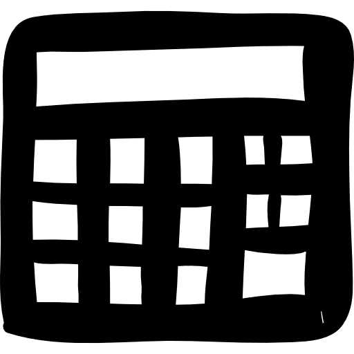 Calculator calculator mathematical networking icon