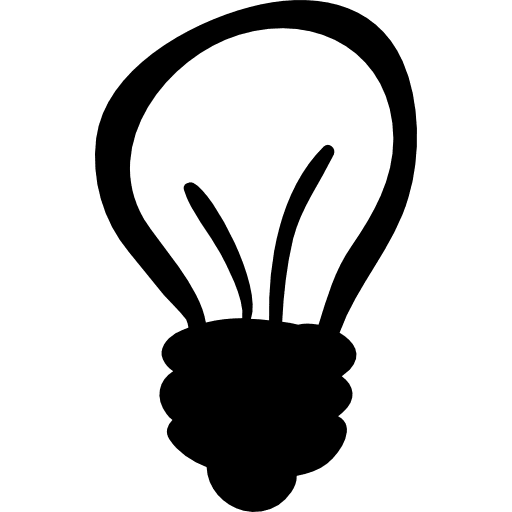 Light bulb light idea bulb icon