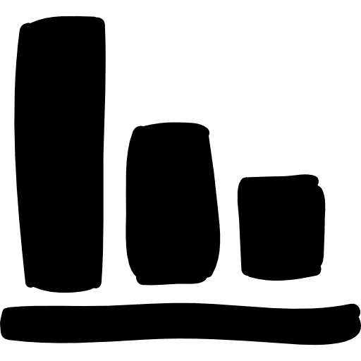 Statistical chart statistical technology chart icon