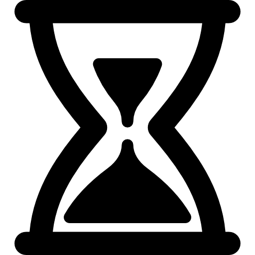 Sand clock time wait interface icon