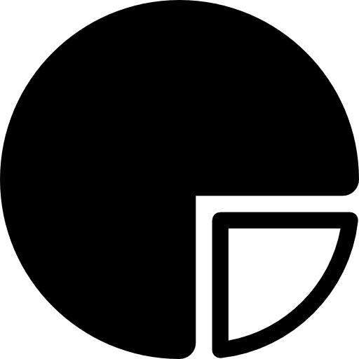 Pie chart business graph chart icon