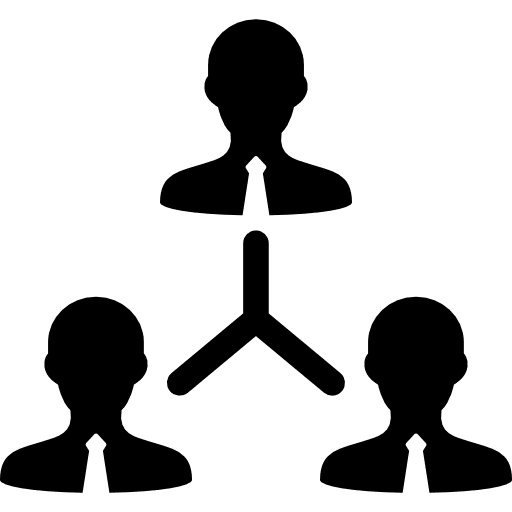 Working team communication relationship businessman icon