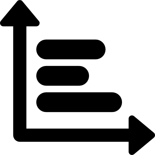 Bar chart business columns bar icon