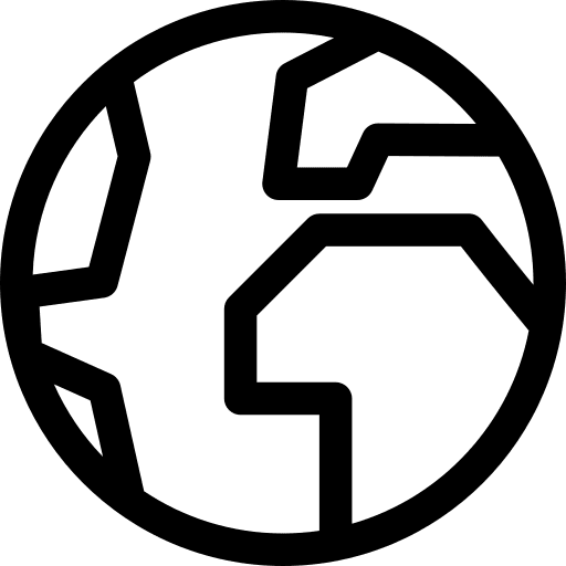 Geography planetary globes geography icon