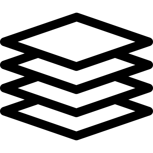 Layer illustration interface pattern icon