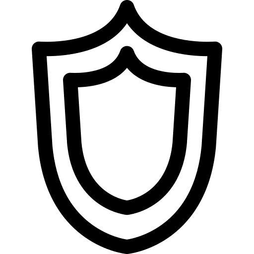 Security secure protections shields icon