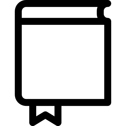 Books ebook reading bookmarks icon