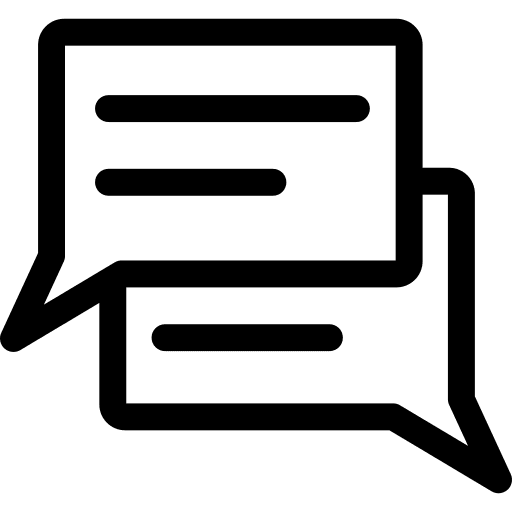 Message speech bubble speech bubbles interface icon