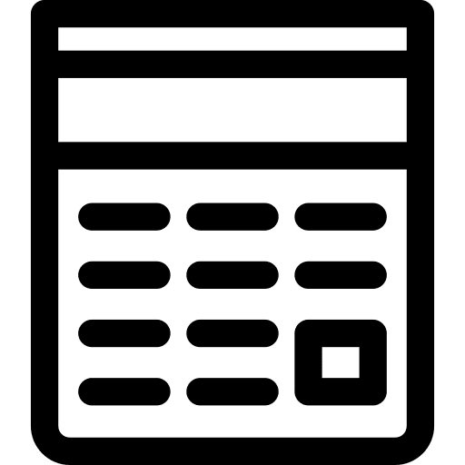 Calculate calculating mathematics calculators icon