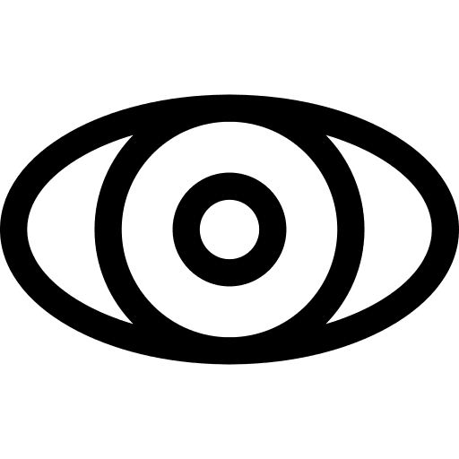 Watch people eyeball look icon