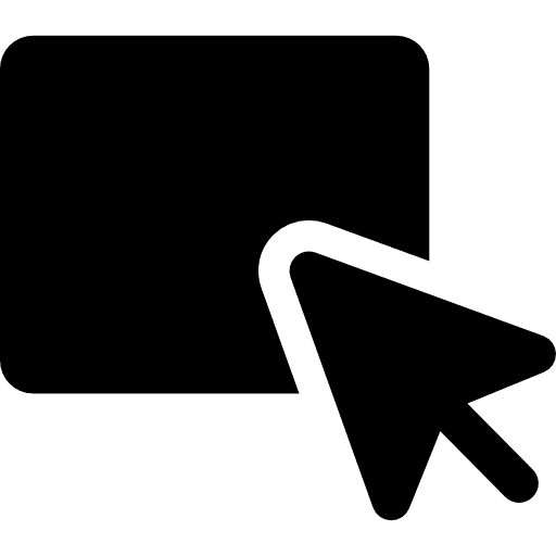 Drag pointer arrows mouse icon