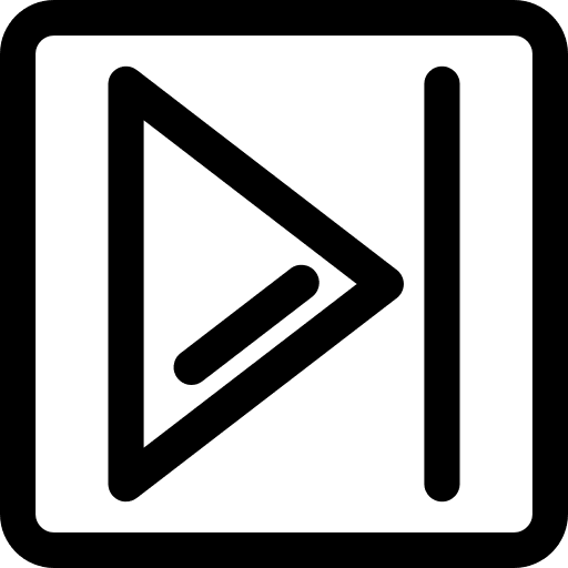 Multimedia option music player multimedia player right arrow icon