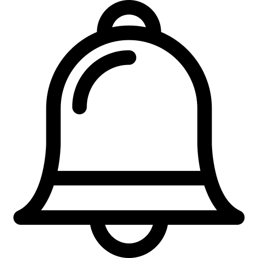 Notification bell alarm alarms church icon