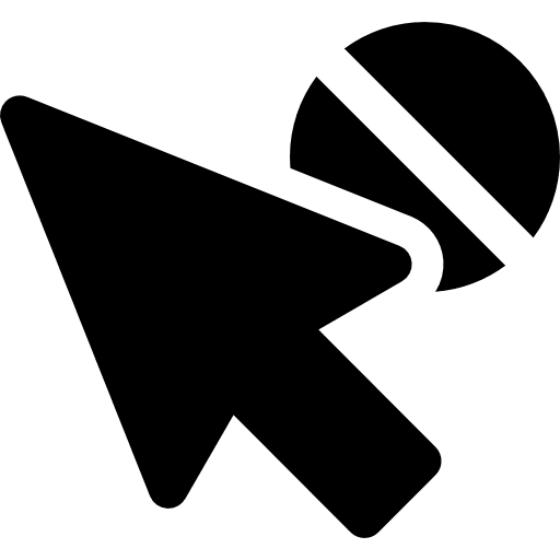 Forbidden cursor prohibition clicker mouse icon