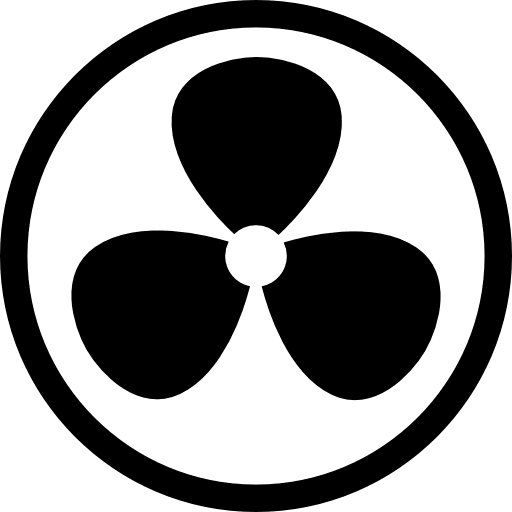 Fan ventilator fan technology icon