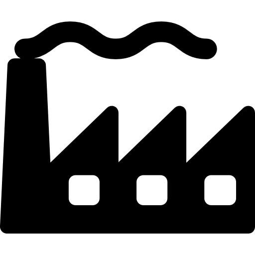 Nuclear plant factory industry industrial icon