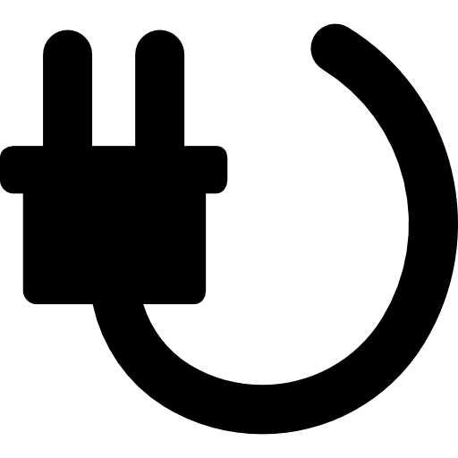 Plug technology charging energy icon