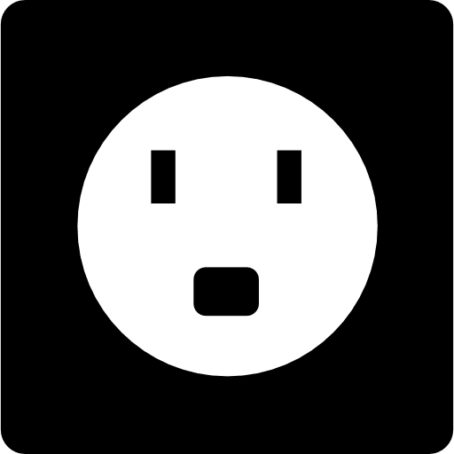 Socket technology electricity energy icon