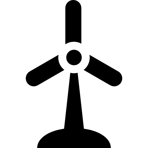 Wind mill wind ecological ecologic icon