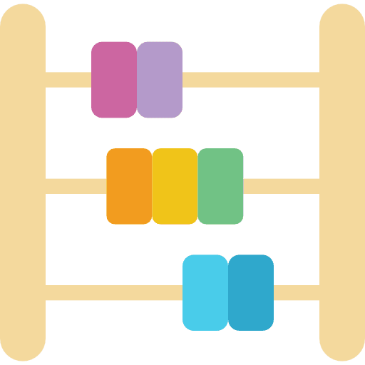 Abacus calculator mathematical maths icon