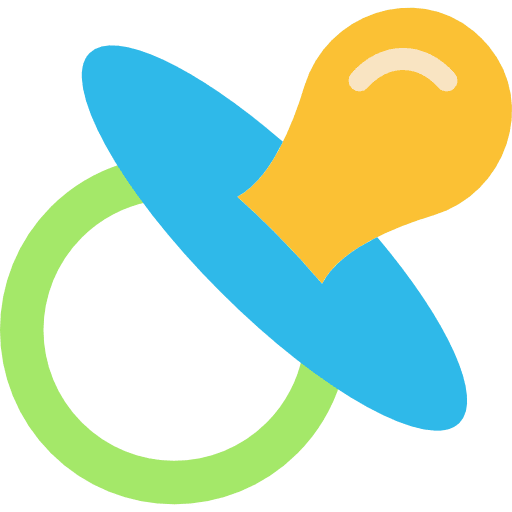Pacifier babies pacifier tools icon