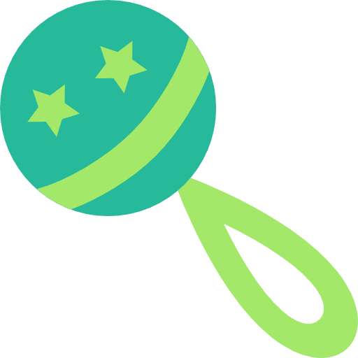 Rattle tools jingle sound icon