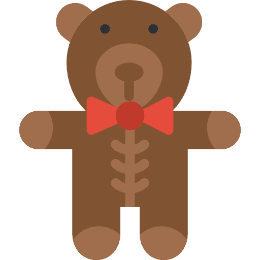 Teddy bear puppet animals animal icon