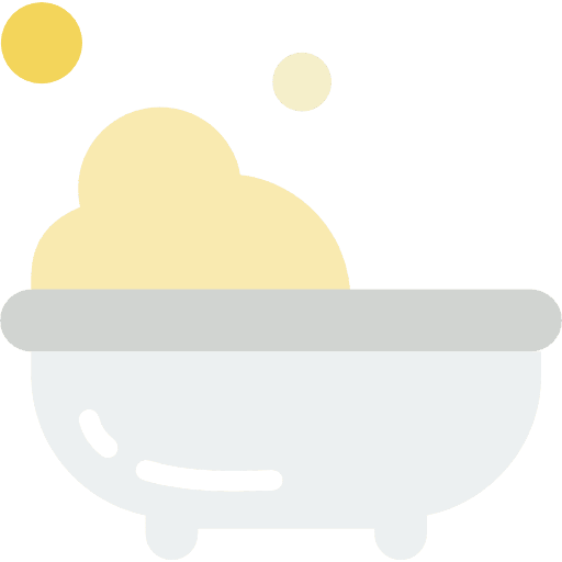 Bath hygiene hygienic washing icon