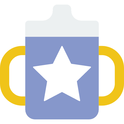 Feeding baby bottle milk bottle icon