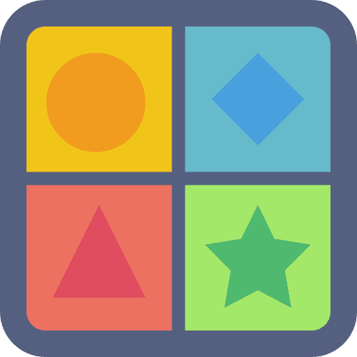 Game triangle shapes baby icon