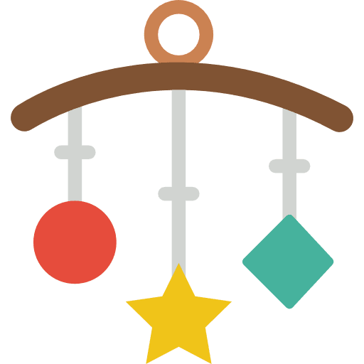 Cot cot children sleep icon